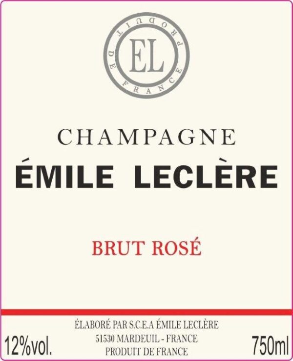 Champagne Leclere Brut - rosé