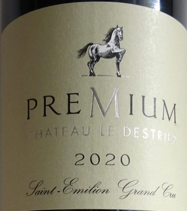 Chateau Le Destrier Saint Emilion Grand Cru 2020